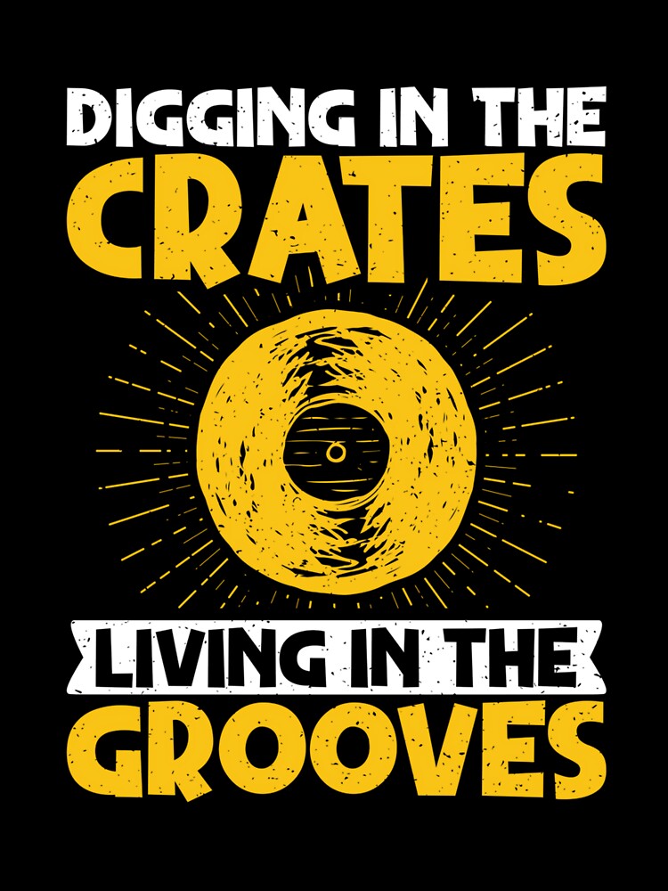 Digging in the Crates Living in the Grooves Vinyl Records by AlanYYoder