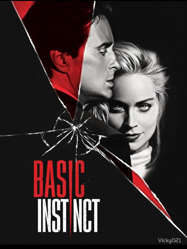 Basic Instinct Movie Poster Sharon Stone Michael Douglas by Vicky021