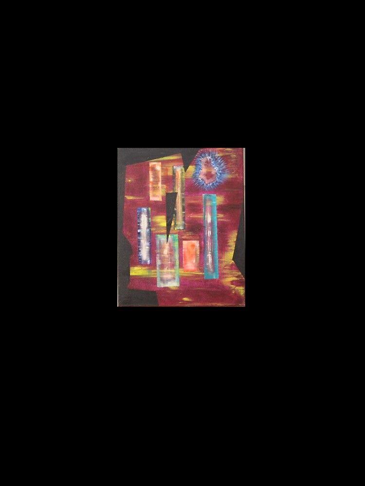 Basic of abstract, happyness, acrylic, 56Hx18L, SKU 1045 by Romeo Dobrota