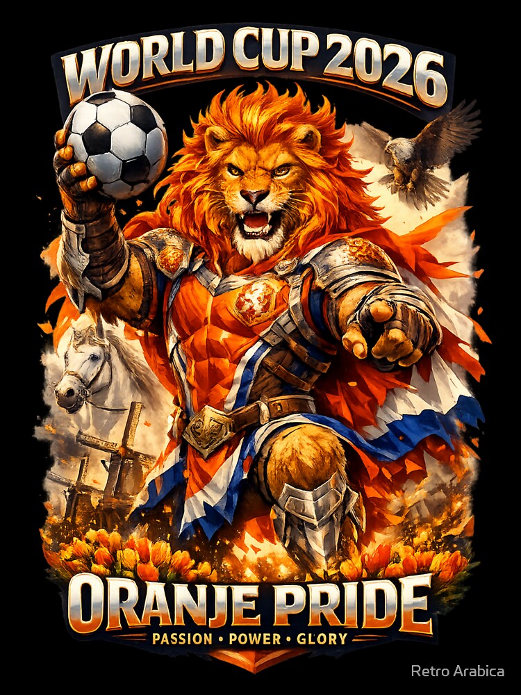 Oranje Pride World Cup Warriors by Retro Arabica