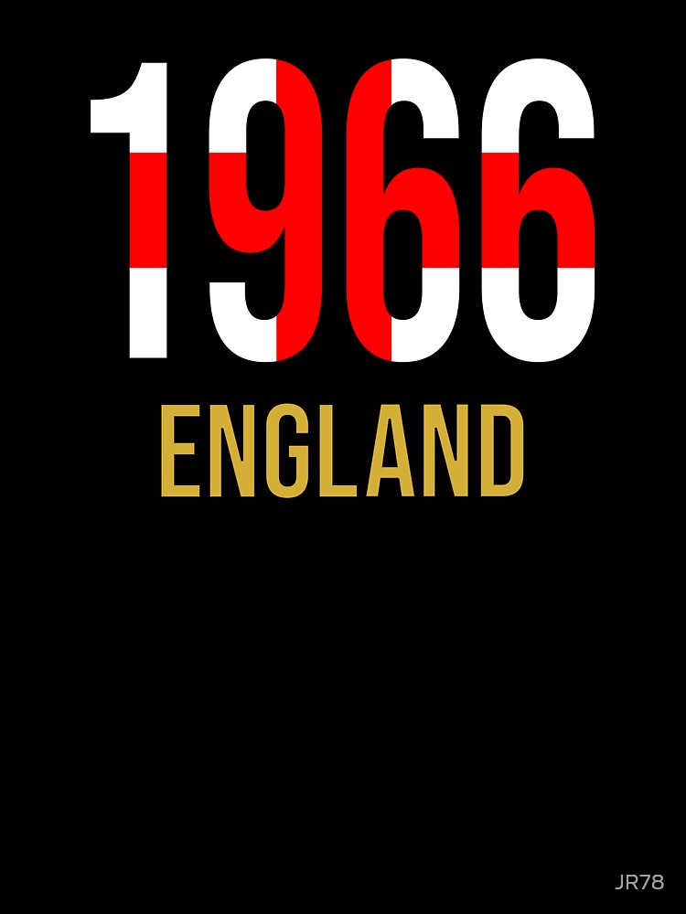 The Class of 1966 England Vintage Football Gold Heritage Design by JR78