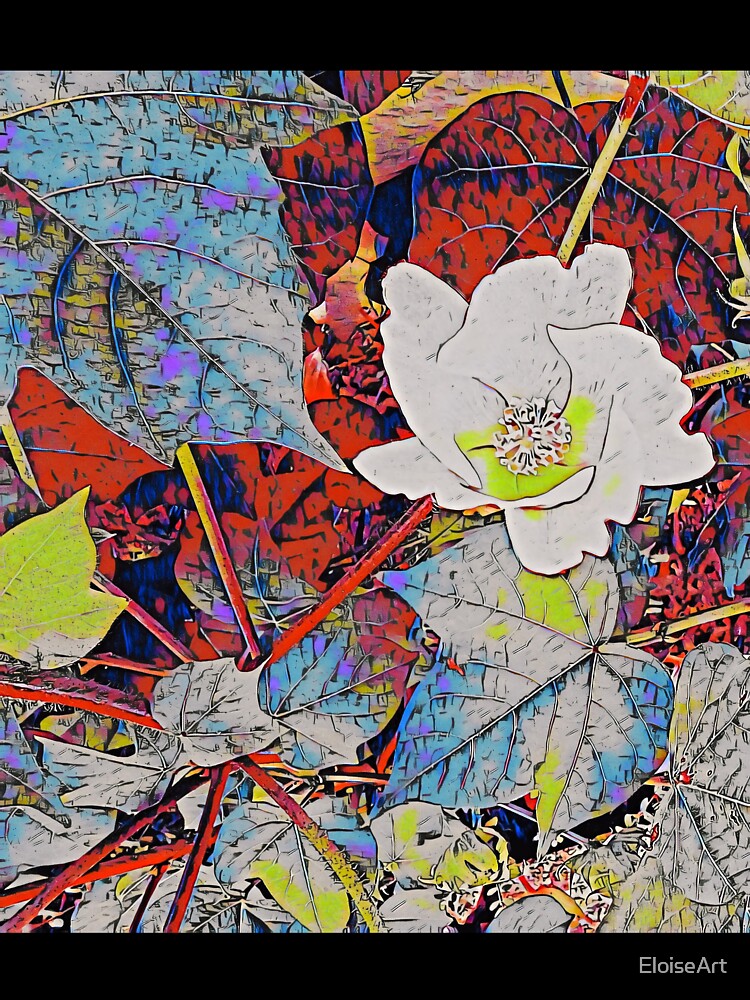 Colorful Cotton Blossom by EloiseArt