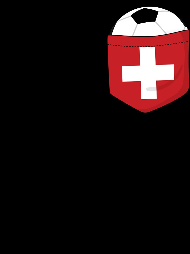 Football Switzerland in the breast pocket by peter2art