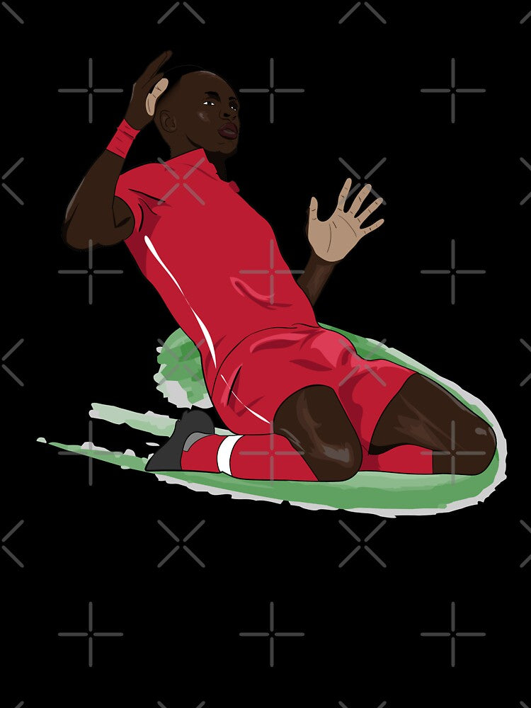 Sadio Mane Slide Goal Celebration by WalkDesigns