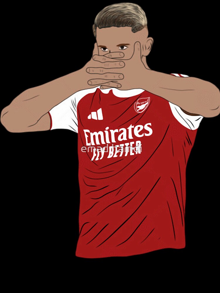 Viktor Gyökeres Goal Celebration Minimalist Emirates Fly Better by emad hamdi