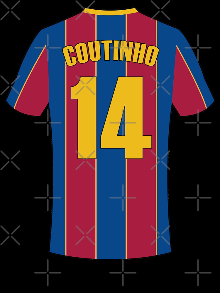 Barcelona football jersey number 14 by Justtrendytees