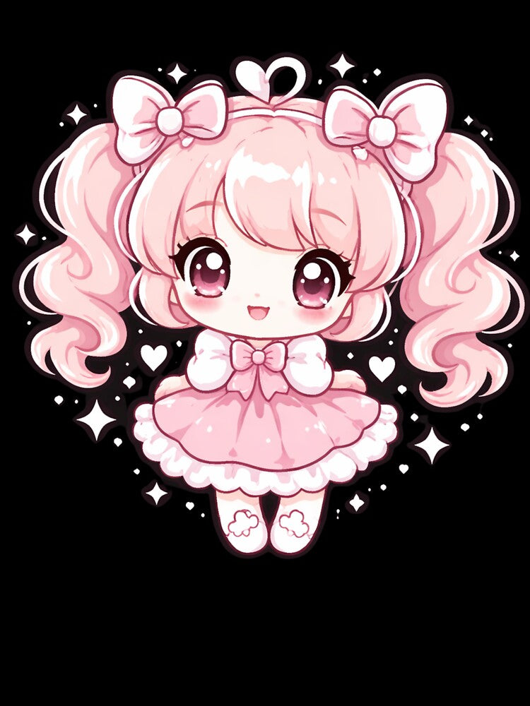 Kawaii Girl – Cute Chibi Anime Aesthetic by PaulaDesignCo