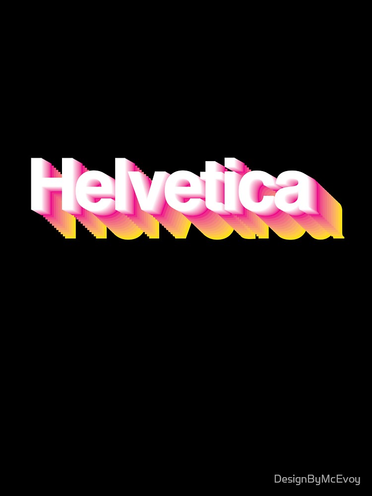 Helvetica Gold Edition by DesignByMcEvoy