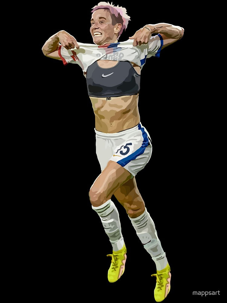Megan Rapinoe Goal Celebration by mappsart
