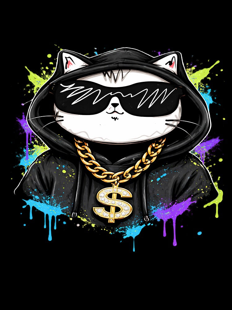 Cat streetwear art by Natart1004