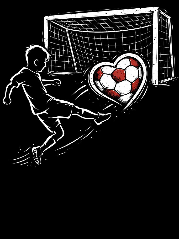 Soccer Player Love Goal Design - Play With Heart by Wicked.Teez