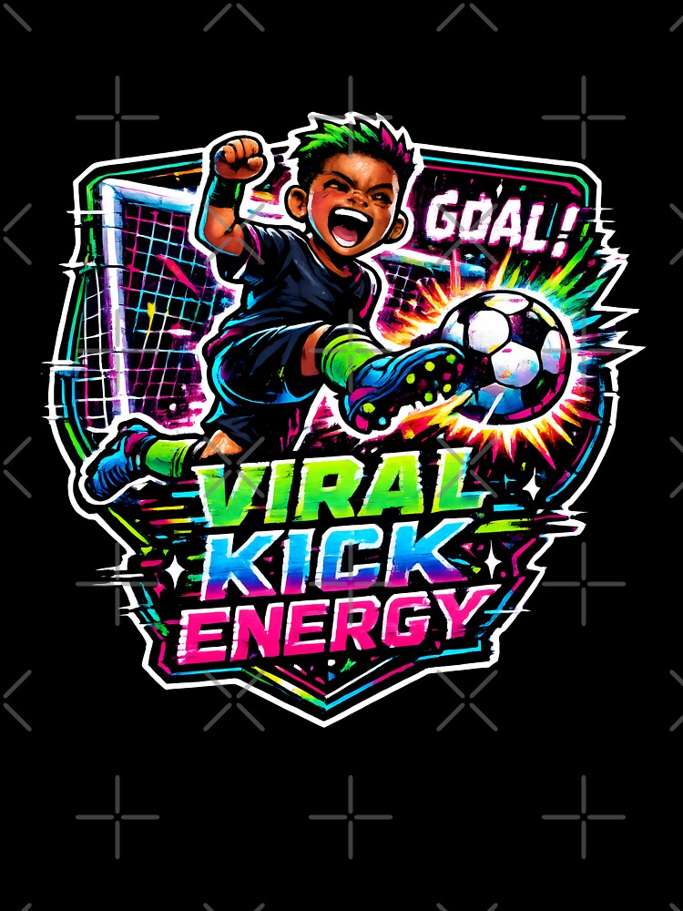 Viral Kick Energy Soccer Graphic Illustration by SplashTastic
