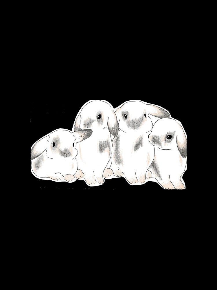 bunny cuddle puddle by Ashten  Cardoso