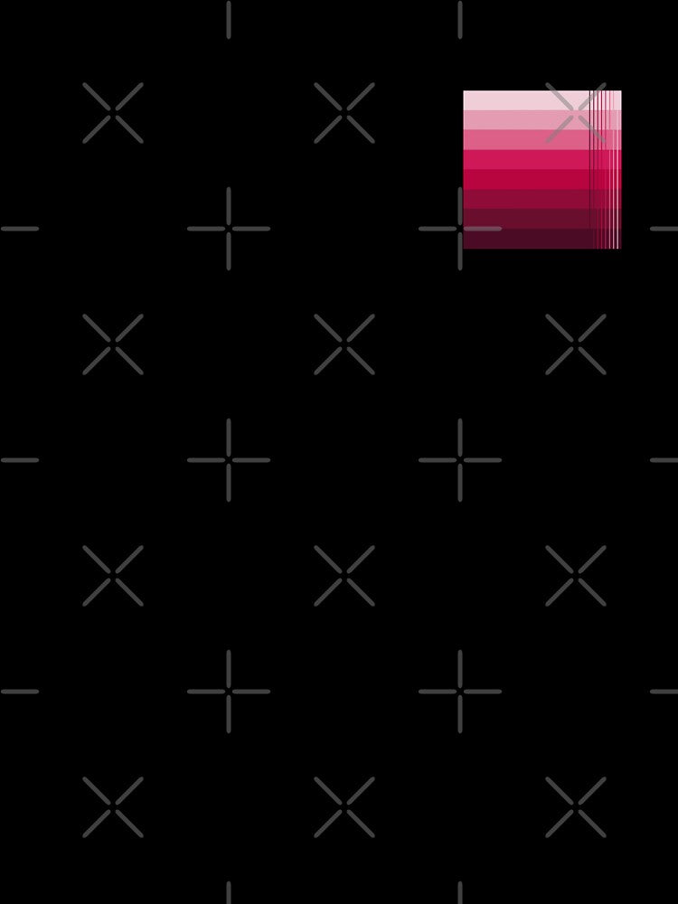 Simple design from shades of pink to dark cherry by Cherevan