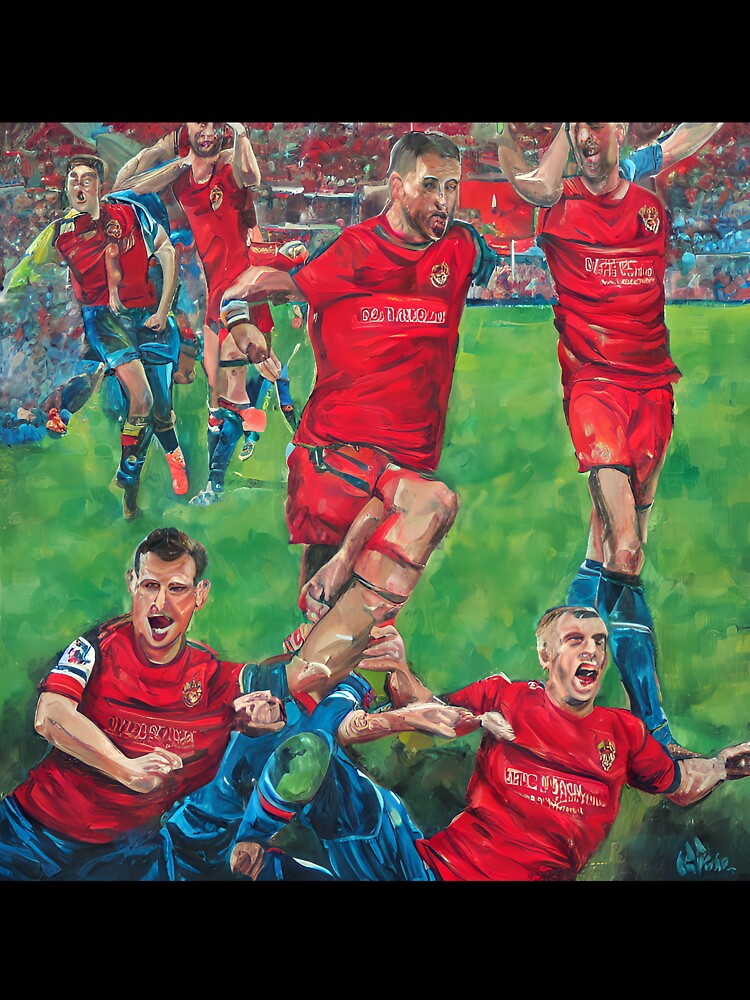 Wrexham AFC "Celebration" Painting by Nayith10