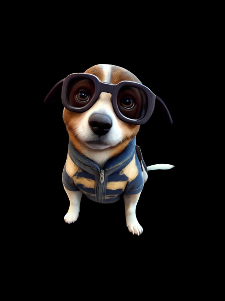 PUPPY WITH GLASSES by DogsLife81
