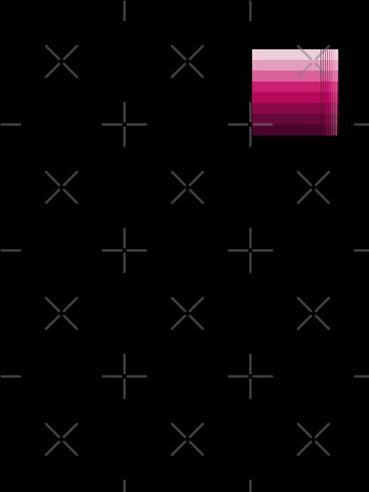Simple design from shades of pink to dark crimson by Cherevan