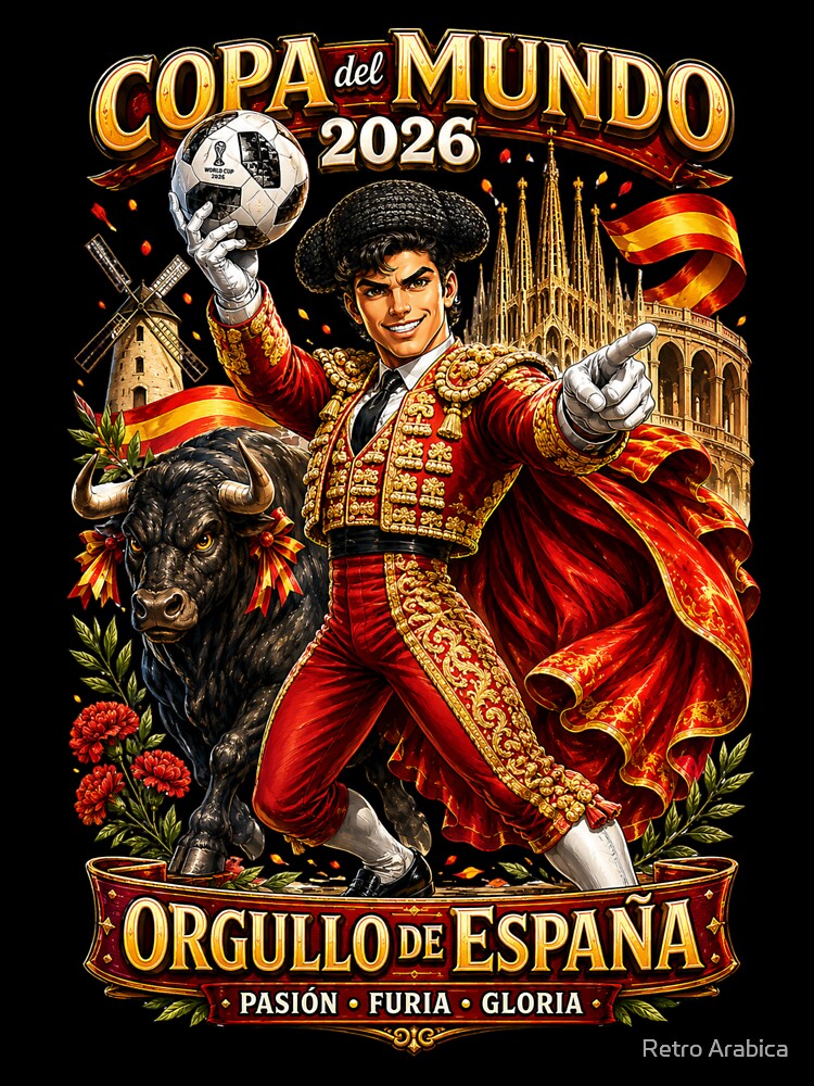 Spain World Cup 2026 Matador Pride by Retro Arabica