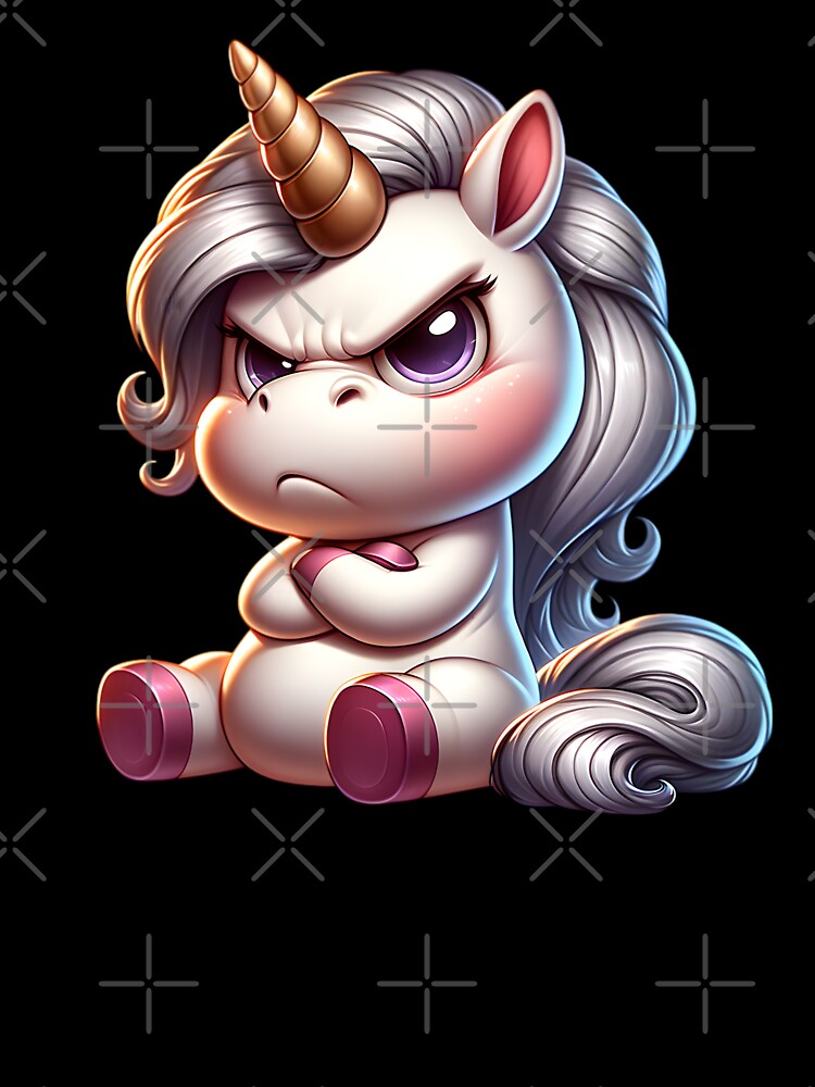 Cute Angry Unicorn by artistevt