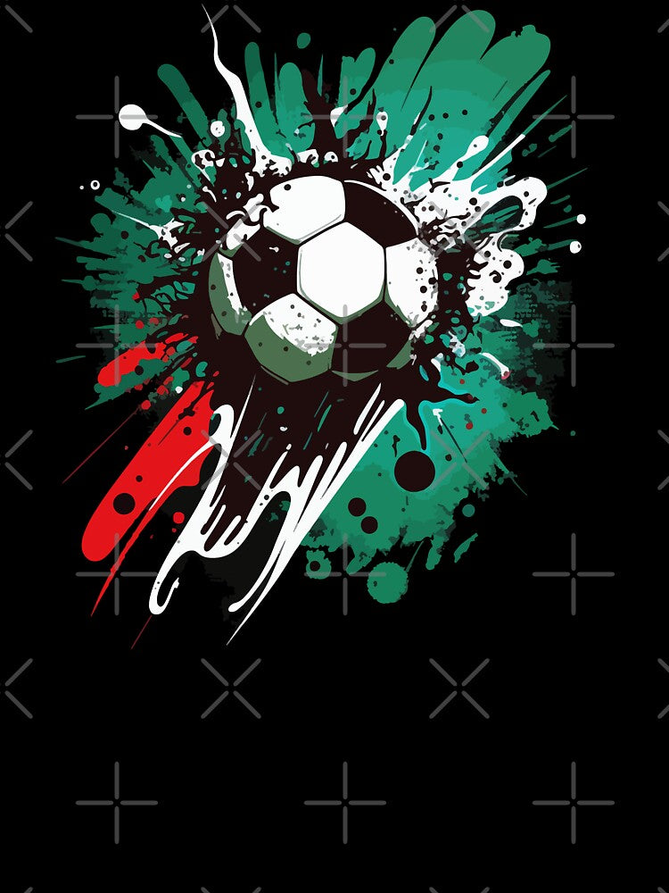 Unleashing Energy: A Colorful Football Masterpiece by Colorful Dreams