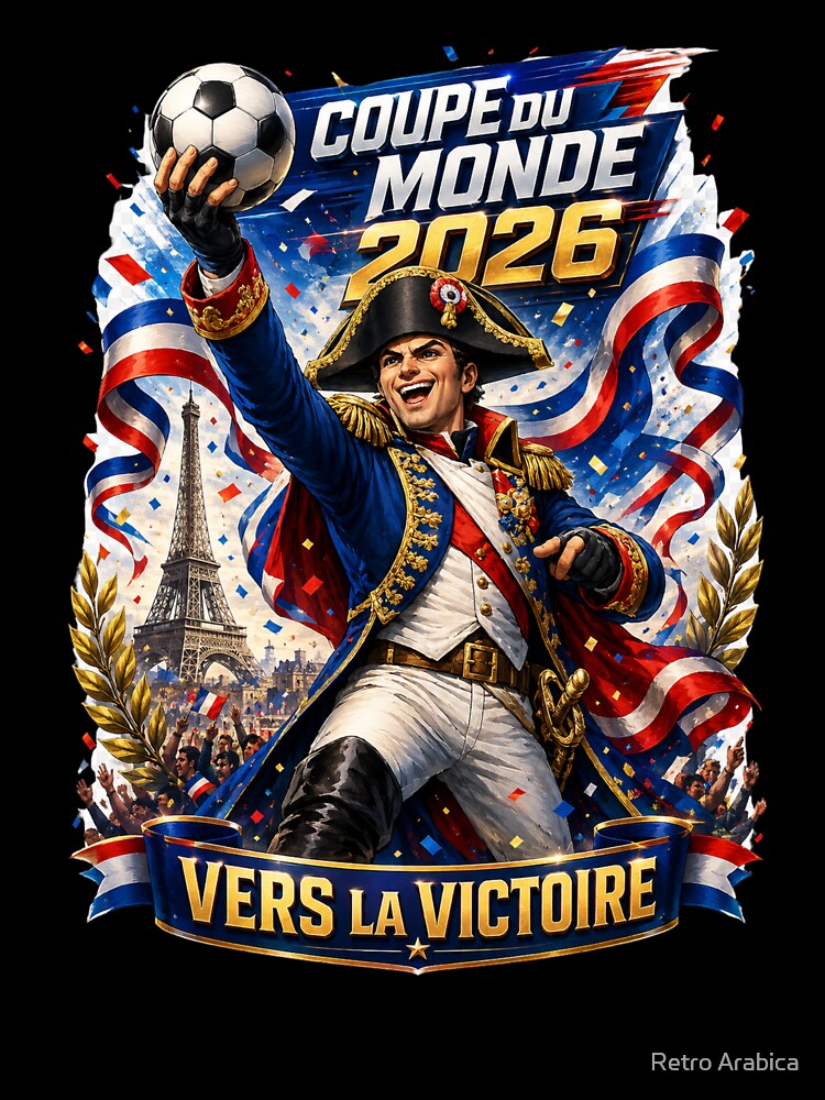 France World Cup 2026 Victory by Retro Arabica