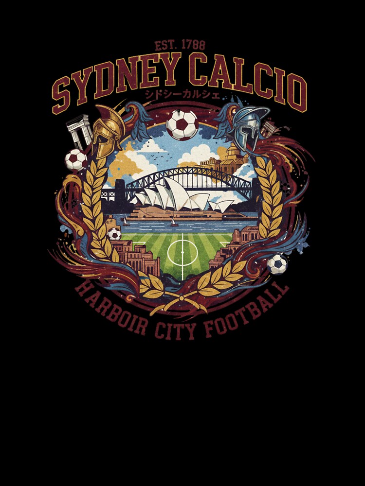 Sydney Calcio - Harbour City Football Club Vintage Soccer Crest by Deviantfant