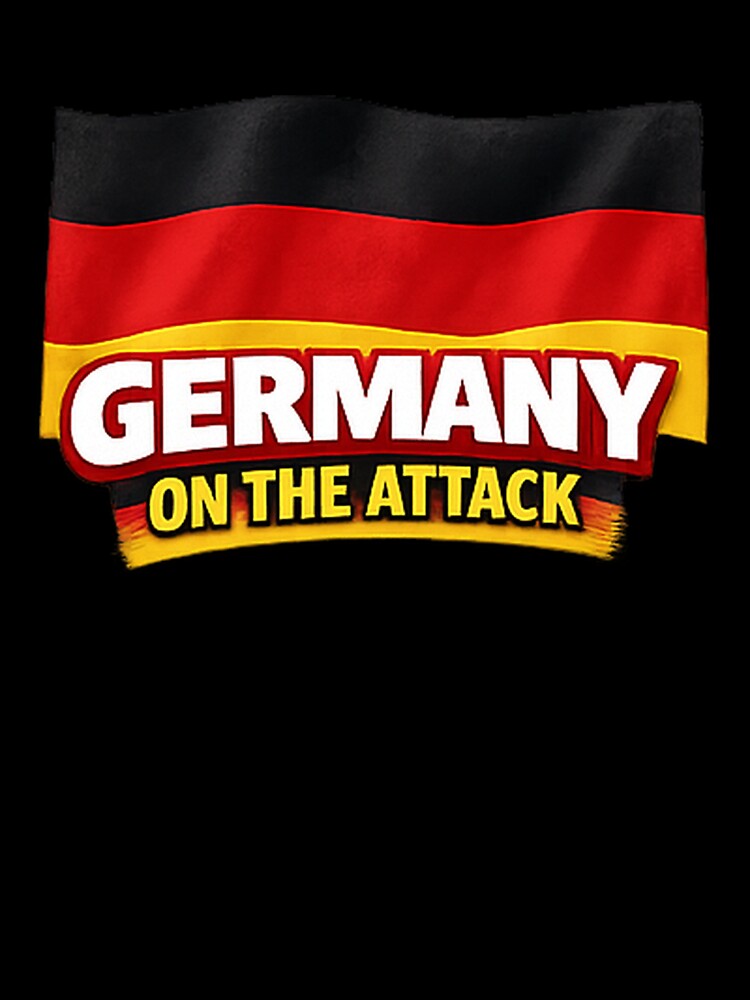 Germany On The Attack Football Fan Design by OfficeFighter
