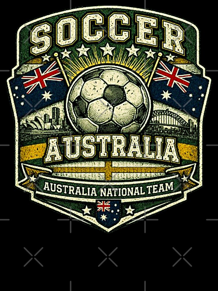 SOCCER FOOTBALL AUSTRALIA VINTAGE by Atelier RLGS