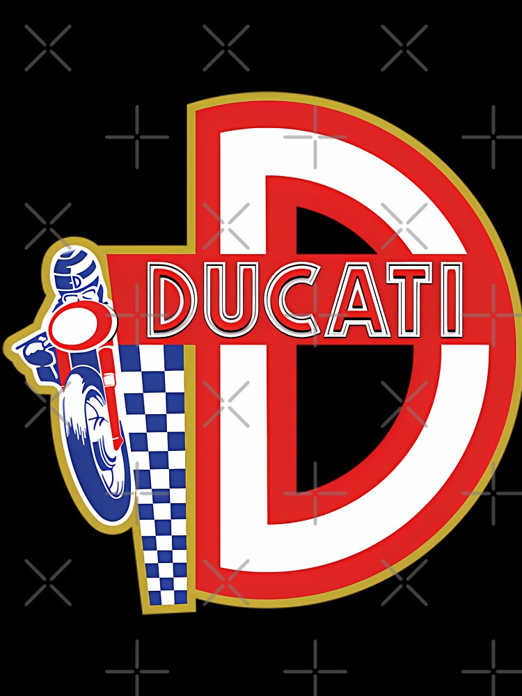 Ducatis Motos Retro Vintage Servizio Logo by VavienDesignn