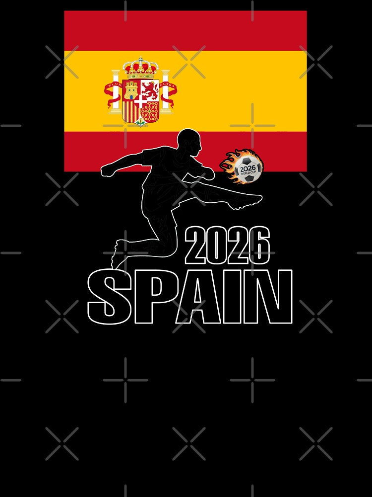 Spain Soccer T-shirt 2026 by benchpod47