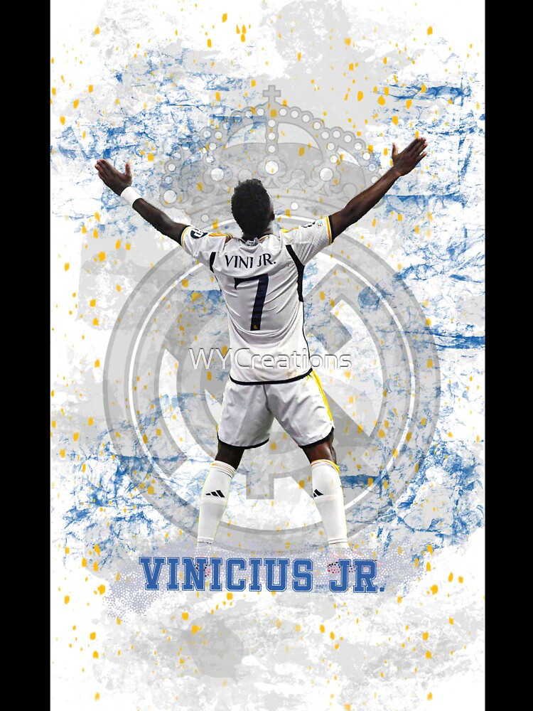 Vinicius Jr Real Madrid Iconic Celebration Design by WYCreations