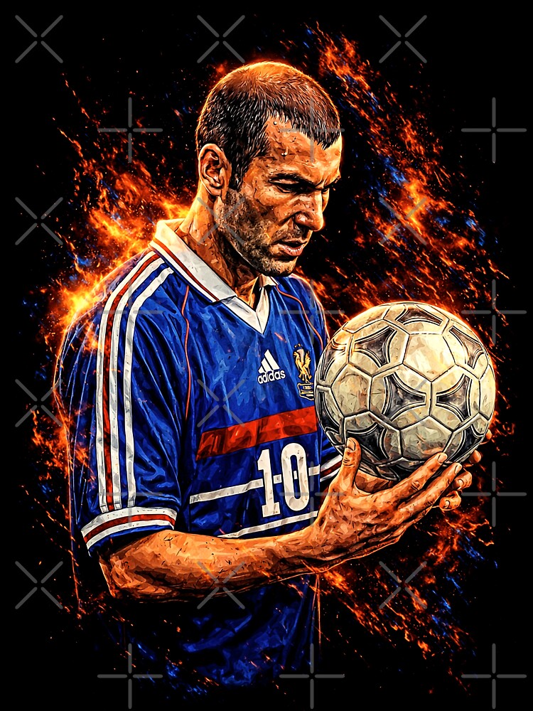 Zidane Football Legend Pride by Not Hugo