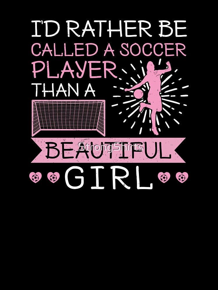 Girls Soccer Team For Penalty Kick Score Football Player Fan by StrongShirts