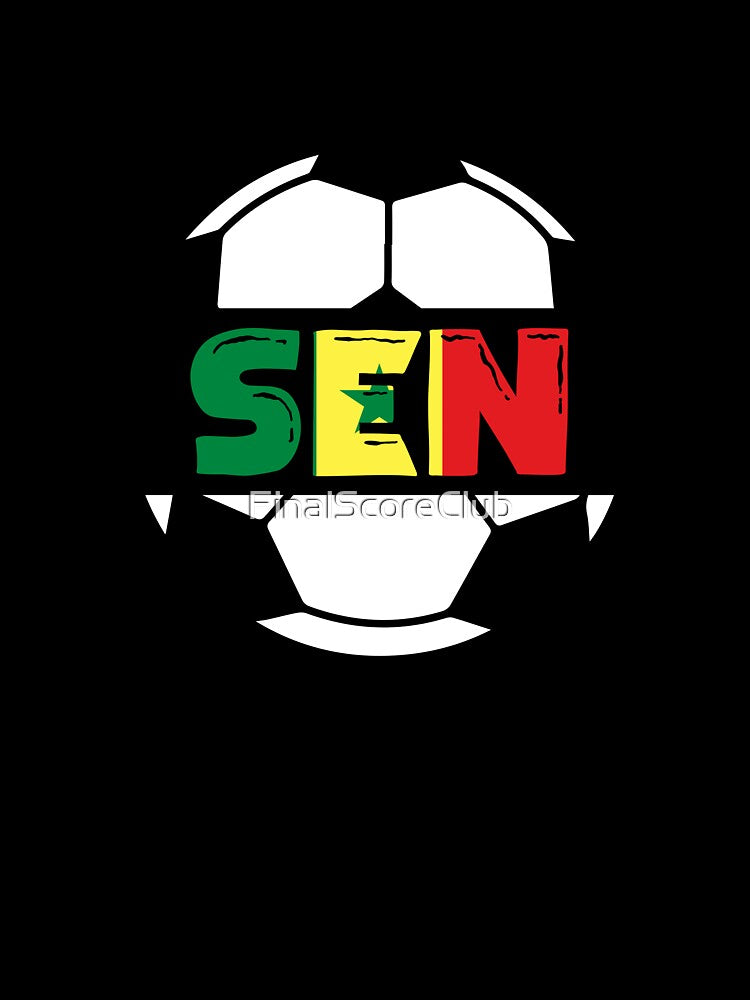 Senegal Soccer SEN Design by FinalScoreClub
