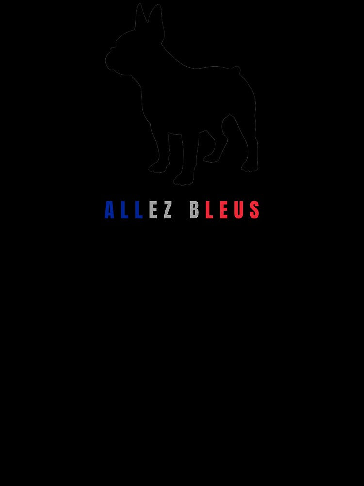 French Bulldog France Soccer Tournament Silhouette by TailPrints