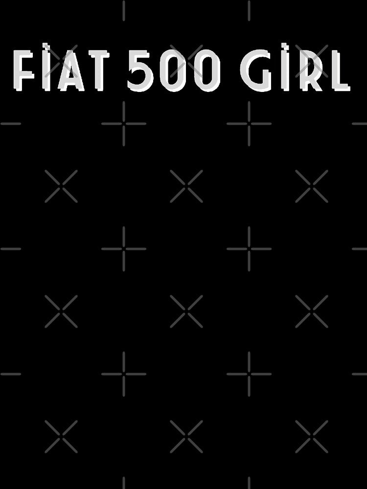 Fiat 500 Girl (White) by abigabhall