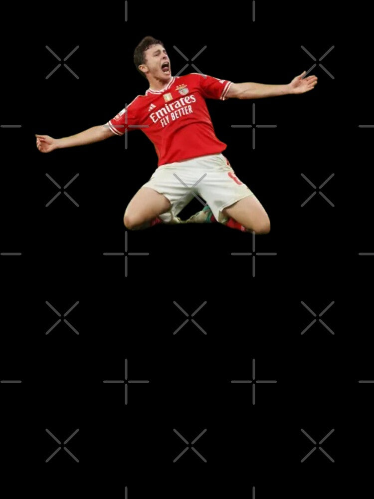 João Neves celebrating at Benfica by Oqueartecura
