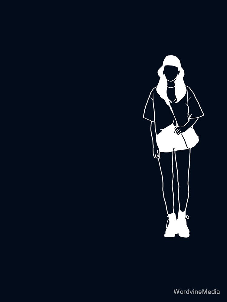 Black And White Girl by WordvineMedia