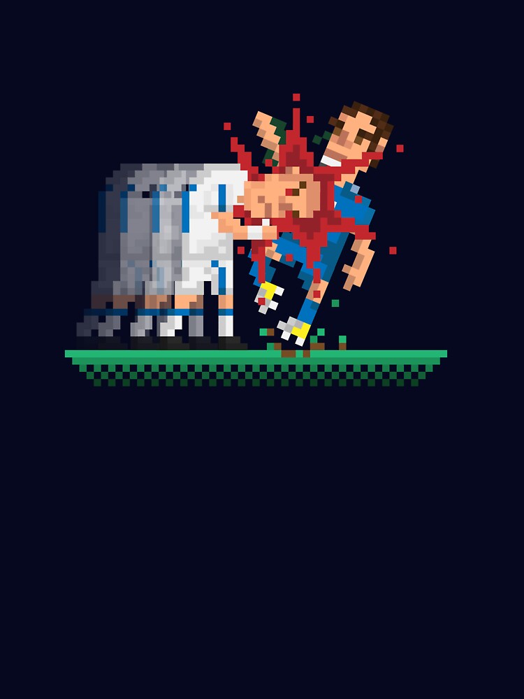 World Football Cup - Zidane Headbutt Soccer Shirt by PressStartShop