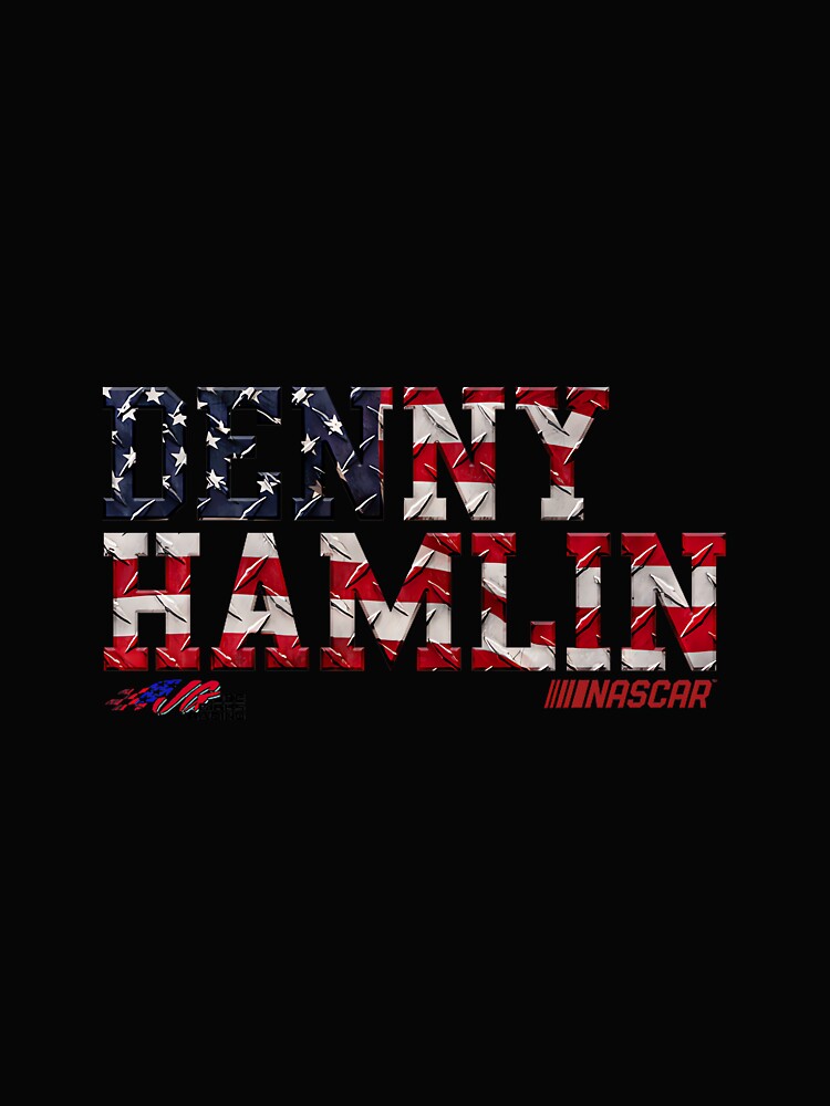 NASCAR - Denny Hamlin - Americana Premium Tri-Blend by MichelleELawren