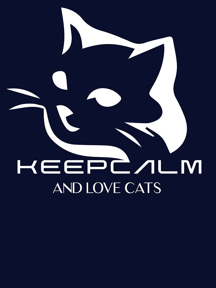 Keep calm and love catsCat Unisex T Shirt Cat Love Design T-Shirt by waleedmurad
