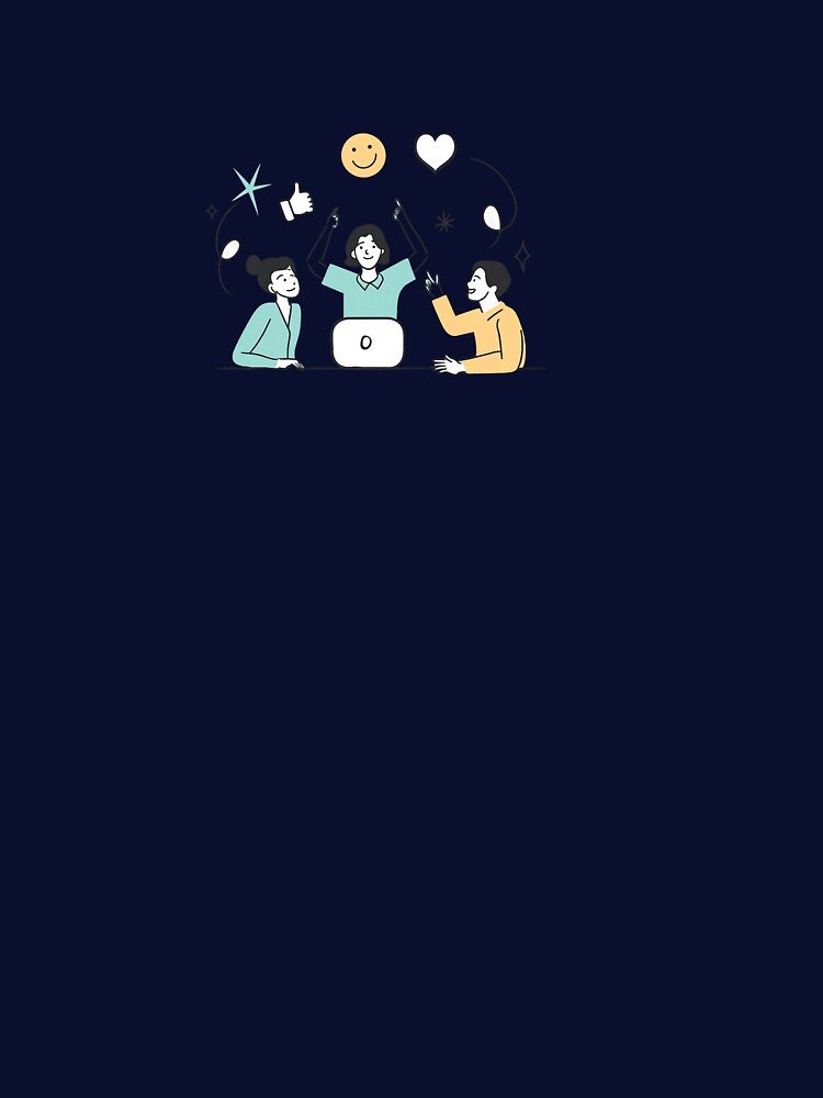Positive Teamwork Illustration Design by CreativePallavi