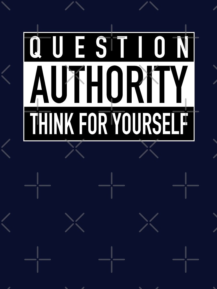 Question Authority by MangaCortaTees