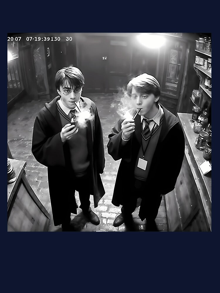 Harry And Ron Smoking Camera by Melinrtega1211