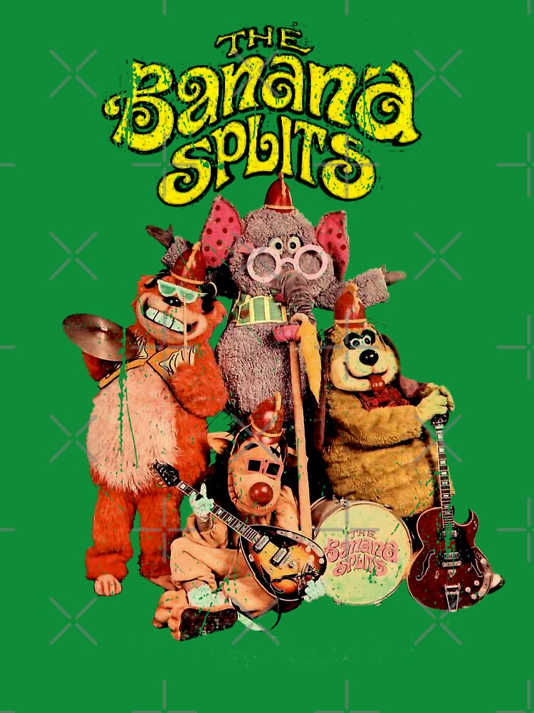 The Banana Splits - Distressed  Authentic Vintage Style by Offset Vinyl Film