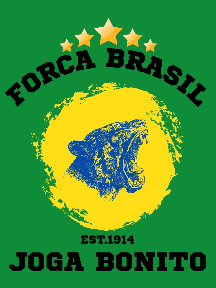 Forca Brasil Jaguar Football Fan Graphic by WildTrace