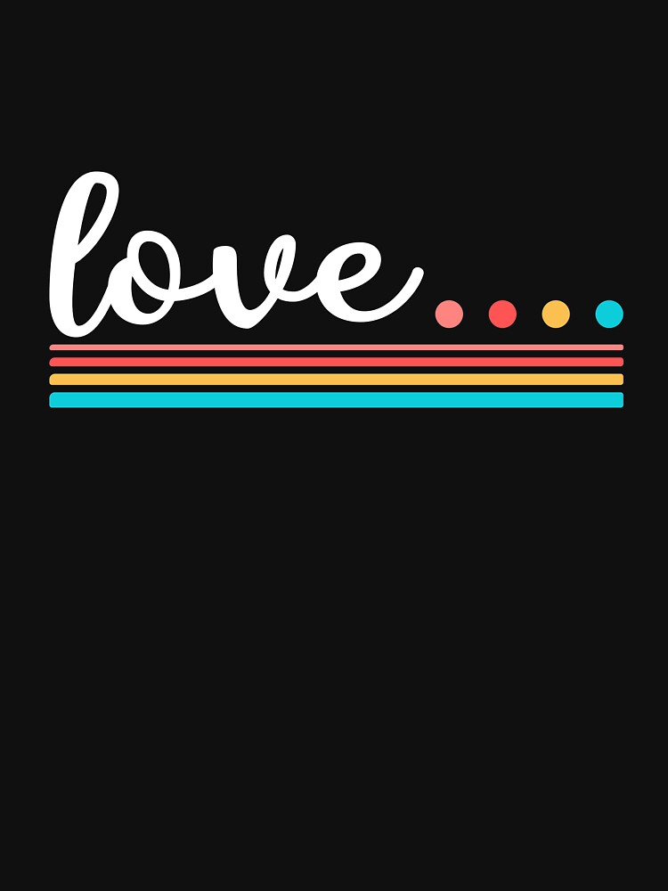 Valentine Retro Love Rainbow by BELASKRI STORE