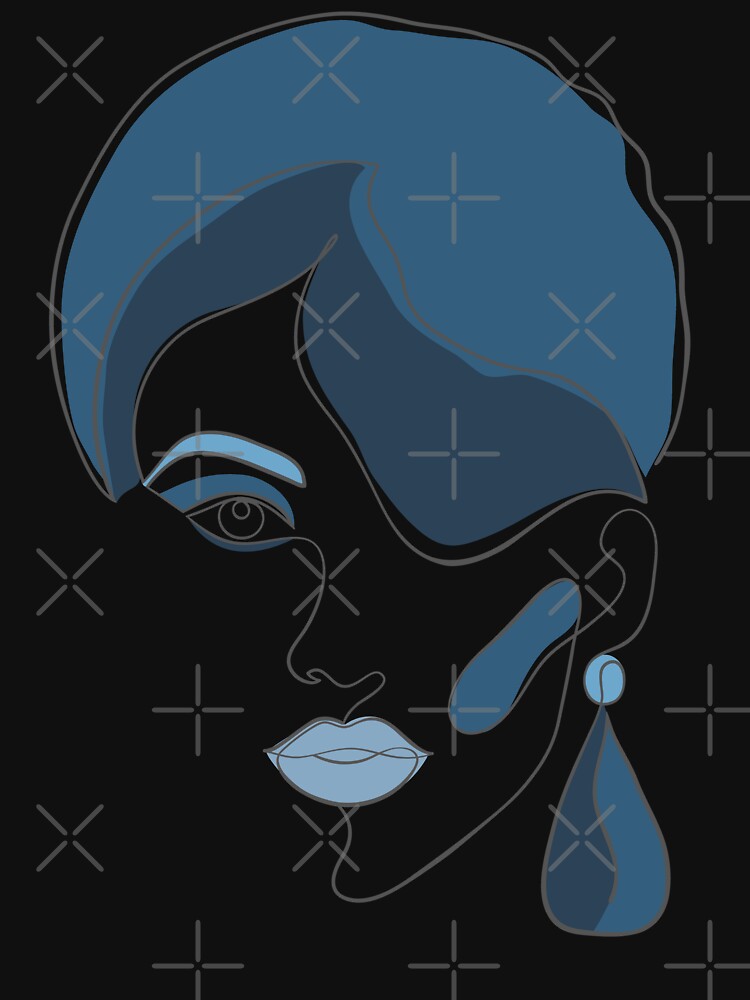 Minimalist Line Art Woman by Designs24U