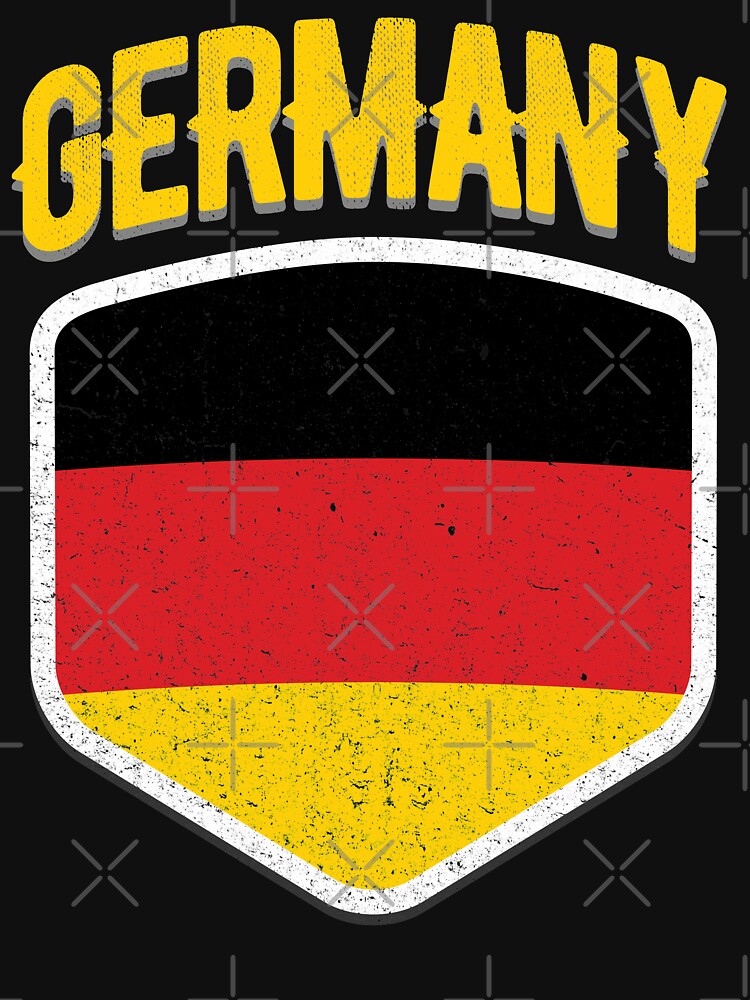 Germany National Deutschland Flag World Sport Stadium Fan T Shirt Supporter Jersey Football Cup TShirt by screenworks