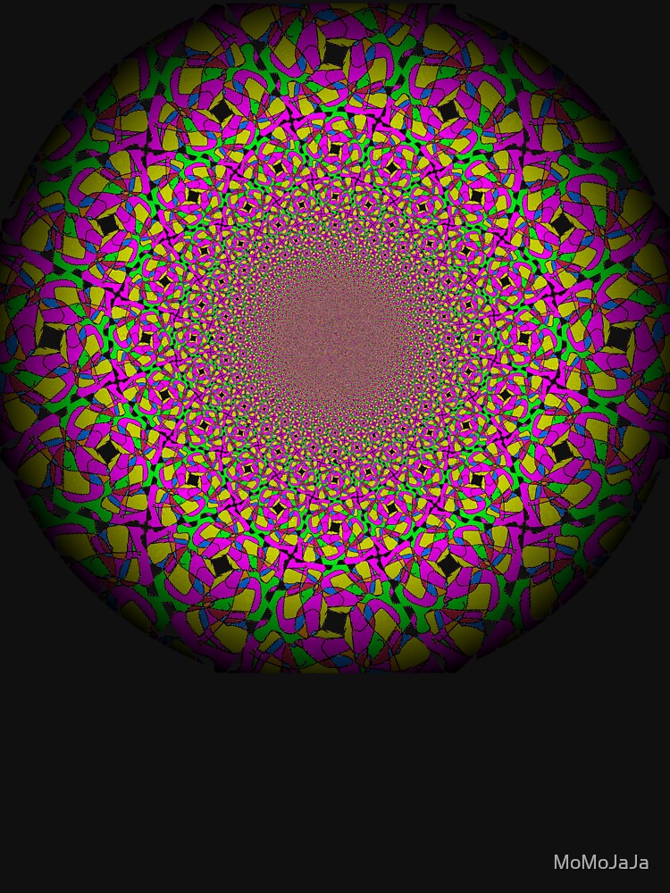 Psychedelic Kaleidoscope, Circular - Modern Crap Art #6 by MoMoJaJa